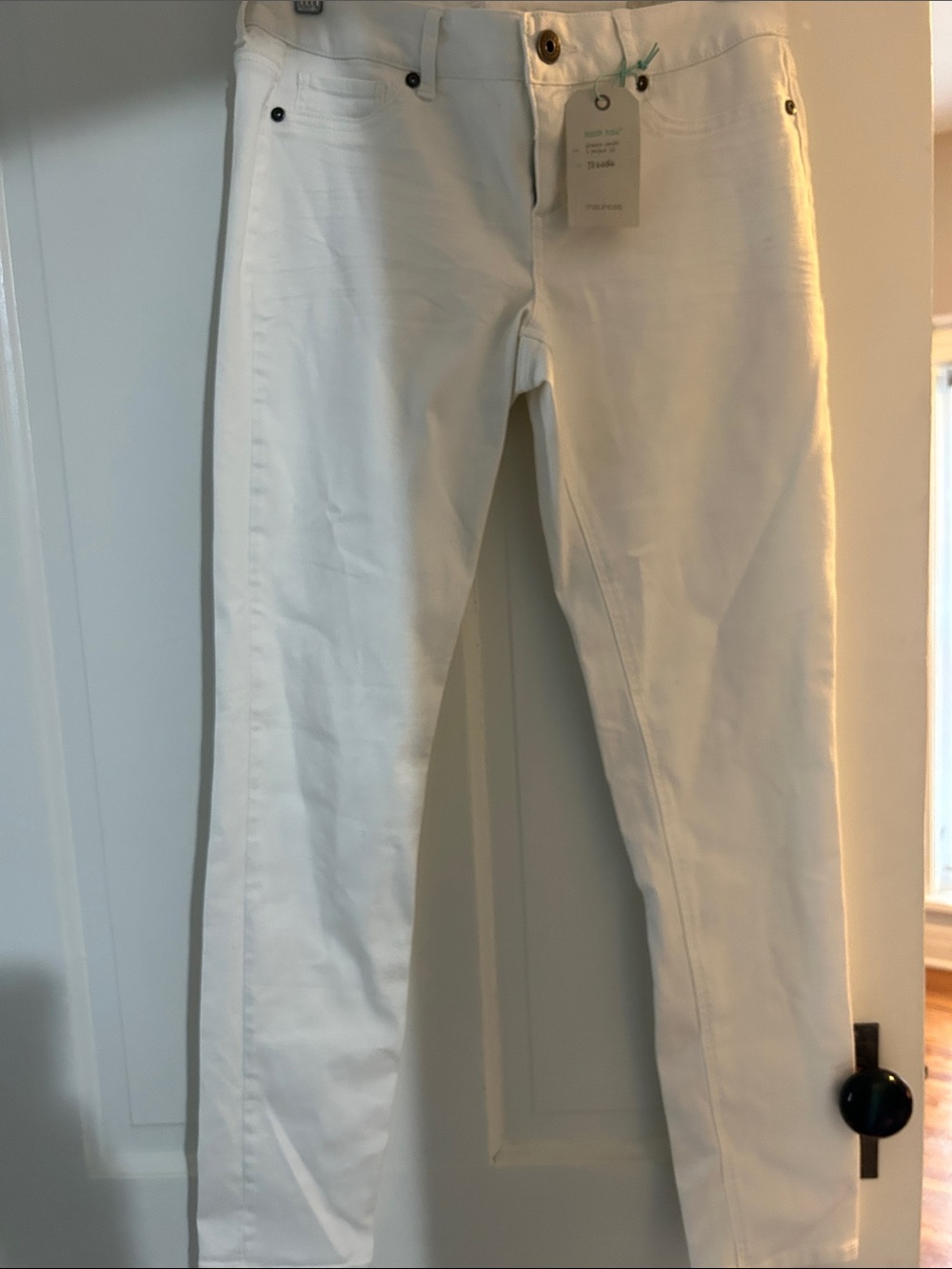 NWT White denim jeggings